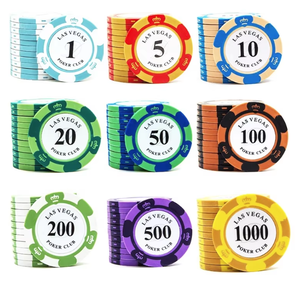Tùy chỉnh Nhà máy cung cấp giá rẻ Casino Poker chip tùy chỉnh đất sét Poker chip - Product Image 5