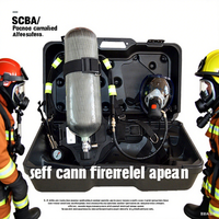 Vente flash : Appareil respiratoire à air comprimé SCBA 6,8 L, fabrication de cylindres en fibre de carbone, alimentation en air respiratoire