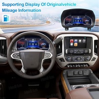 NaviHua - Panel de Instrumentos Digital para Automóvil de 12.3 Pulgadas, Velocímetro LCD para GMC Sierra Chevrolet Silverado 2013-2019