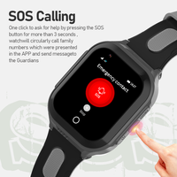 Reloj Inteligente para Niños DF70 4G con Tarjeta SIM, Pantalla de 1.4 Pulgadas, GPS, SOS, Videollamada, Batería de 680 mAh, Resistente al Agua, Reloj de Juegos