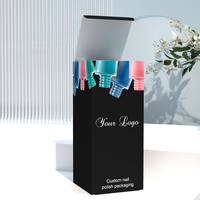 Caja de Cartón Reciclable para Esmalte de Uñas, Impresión Personalizada, Venta al Por Mayor, Embalaje de Regalo