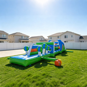 Pista de Obstáculos Inflable Comercial para Niños con Temática de Ballena, Alquiler para Eventos al Aire Libre - Product Image 1