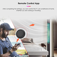 IRC03 Tuya WiFi Bluetooth IR Blaster, Hub de télécommande infrarouge intelligent avec fonction de bouton personnalisable DIY et contrôle par application Smart Life