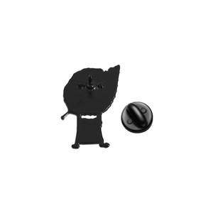 Spilla in smalto con design innovativo: Rana che non dimentica mai 'Ti amo', simpatica rana che tiene una foglia verde, distintivo da borsa e da risvolto - Product Image 3