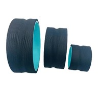 Custom Best High Density Tpe Yoga Wheel L Juego de 4 piezas Rueda + Rodillo de espuma para el alivio del dolor de espalda