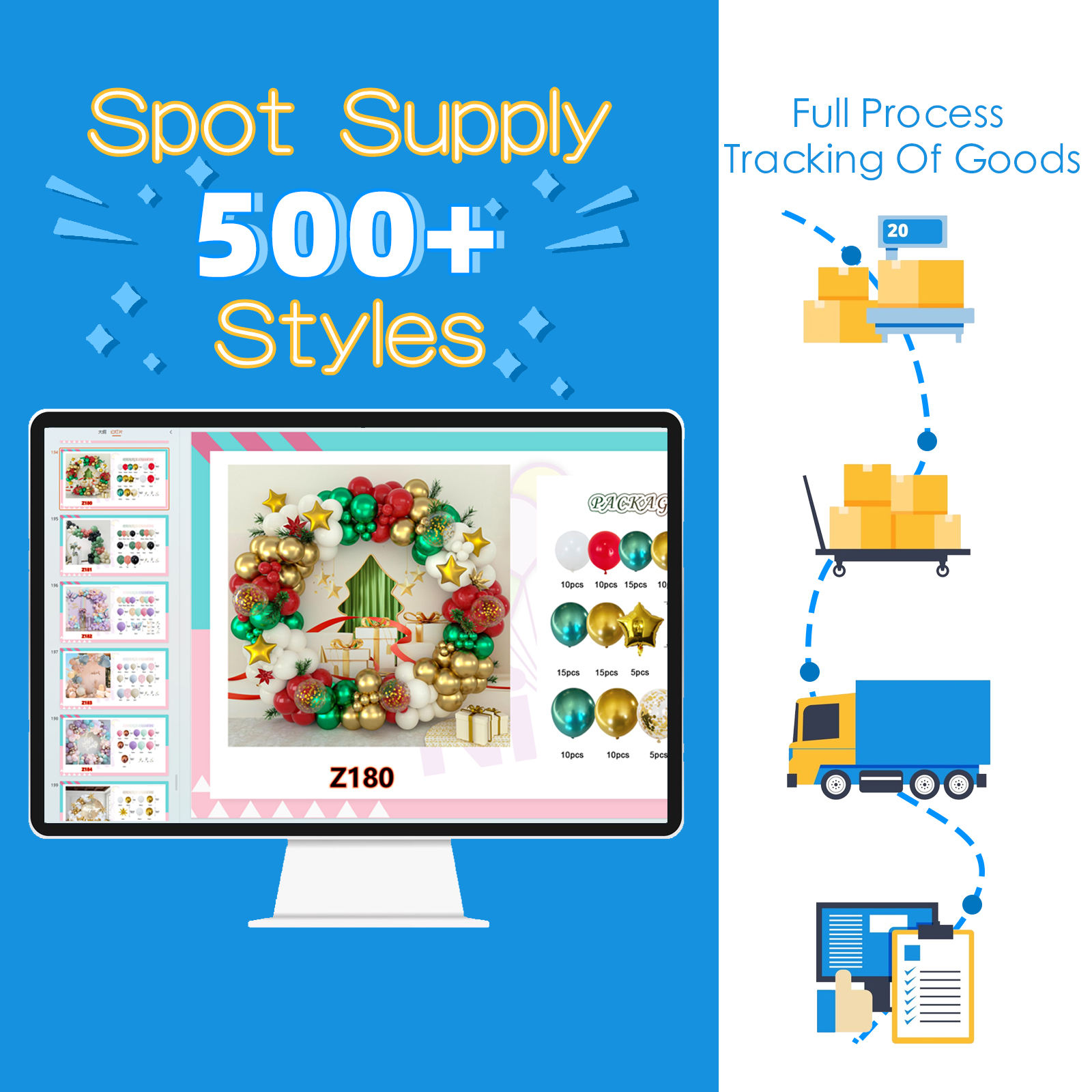 Wholesale Party Balloons Garland Arch Kit pink Blue Rose Gold Balloon Arch for Birthday Wedding Party Balloon Decorations