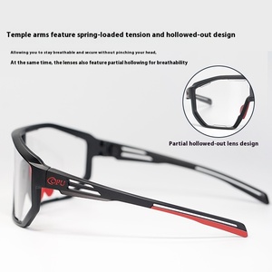 Gafas de Ciclismo Profesionales con Protección UV, Antirrayaduras, Ajustables, para Hombre y Mujer, Gafas de Sol para Ciclismo de Carretera, para Correr, Senderismo y Ciclismo - Product Image 2