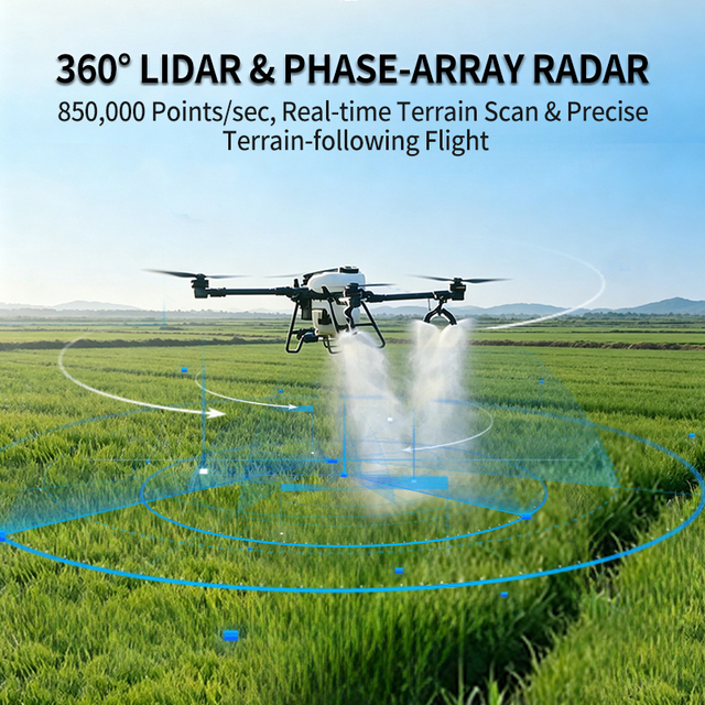 Manufacturer Drone Sprayer and Fertilizer Agricultural Spraying Drone Dual Purpose Spray & Spread Flexible MOQ