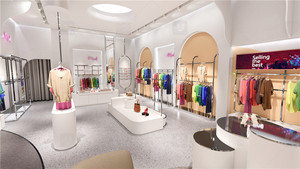 Роскошный витринный магазин одежды, деревянный магазин одежды, магазин бутиков, декор мебели, стеклянный витринный дизайн магазина одежды на заказ - Product Image 5