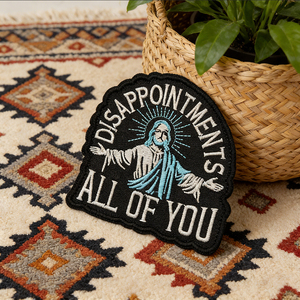 Parche de Tela Bordado con Colores Religiosos, con la Frase 'MOG THAT'S NOT WHAT I SAID', de Alta Calidad, con Foto de Jesús, para Coser en Bolsas Tácticas - Product Image 4