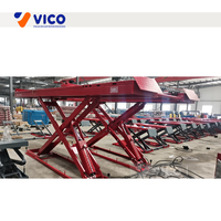 Centre de service de carrosserie Vico 5T Palan à ciseaux robuste pour l'alignement des roues # V-JSZM-D-8350
