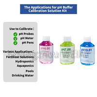 WEIAI Lab ORP Conductivité ph Solution d'étalonnage Phosphate Buffered Saline ph Meter Indicateur 4 7 10.1 ph Buffer Solutions