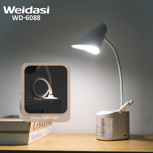 Lampe de table de lecture portable en gros Rechargeable lampe de lecture de <span class=keywords><strong>lit</strong></span> flexible moderne lampe de bureau - Product Image 3
