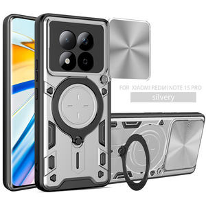 <span class=keywords><strong>Coque</strong></span> <span class=keywords><strong>de</strong></span> <span class=keywords><strong>téléphone</strong></span> magnétique avec béquille circulaire et protection d'objectif coulissante Lichicase pour <span class=keywords><strong>Redmi</strong></span> Note 15 Pro, <span class=keywords><strong>coque</strong></span> antichoc - Product Image 6
