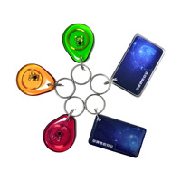 Porte-clés de contrôle d'accès NFC avec capteur d'interface époxy, éclairage, copie M1/UID/CUID, carte de contrôle d'accès NFC Google