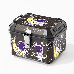 Boîte à bagages pour moto, coffre de toit pour vélo électrique, grande capacité 45L, imperméable avec doublure, en matériau ABS PP - Product Image 4