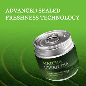 مسحوق شاي الماتشا الأخضر العضوي من الدرجة الغذائية بعلامة تجارية خاصة للبيع بالجملة في علبة صفيح، مستخلص شاي فاخر في زجاجة معلبة، المنتج الأكثر مبيعًا - Product Image 2