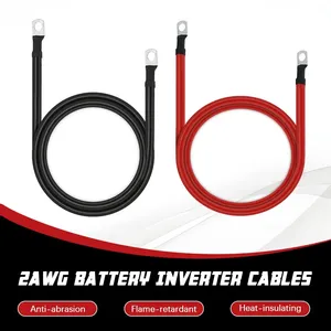 UL10629 1000V 105°C 2 AWG accukabels 2 gauge verzinkt koper accu-inverterkabels - Product Image 4