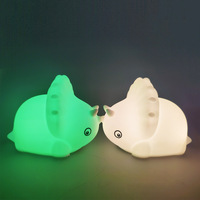 Lampes de chevet en silicone souple, lampes de nuit tactiles, éclairage LED USB, LED pour bébé, cadeaux kawaii, lampe de chevet LED mignonne