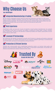 Juguetes de Peluche Bordados Súper Suaves al por Mayor, Personalizados con Algodón PP, Animal Crossing <span class=keywords><strong>Daisy</strong></span>, para Fiestas Infantiles - Product Image 5