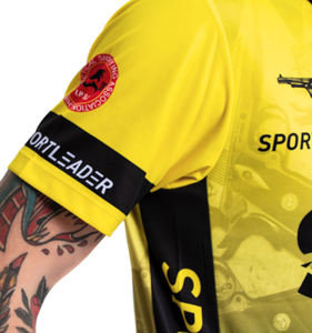 Элегантная рубашка-поло на молнии для стрелковых соревнований, делового стиля, дышащая, с воротником на молнии до середины груди, идеальна для стрелковых турниров, встреч на открытом воздухе - Product Image 4