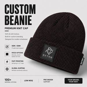 Gorro de Punto Acolchado con Logotipo Personalizado, Bordado OEM, Etiqueta de Silicona, Alta Calidad, Unisex, Cálido, Proveedor Mayorista, Gorro de Invierno - Product Image 1