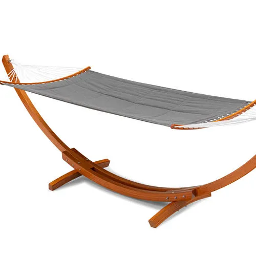 Outdoor Camping Hammock Pendurado Swing Bed Chair Com Suporte De Madeira