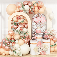 Maßgefertigter Roségold Boho Ballonbogen Girlande für Hochzeit Geburtstag Junggesellinnenabschied Muttertag Party Dekorationen