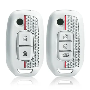 Étui de clé en silicone pour Renault Kwid 2023 Trafic Clio Kadjar Clio 5 Captur Arkana Sandero Stepway Logan <span class=keywords><strong>Twingo</strong></span> - Product Image 1