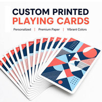 Cartes à Jouer Personnalisées pour Soirée, Jeu de Société, Casino, Jeu de Poker, Design Personnalisé, Boîte Cadeau pour Mariage, Anniversaire, Entreprise, 54 Pièces