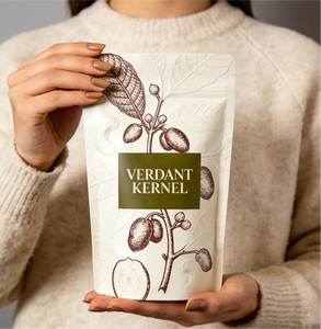 Custom Matte Stand Up Zipper <b>Bag</b> For Nuts Baby Food Cereal Popcorns Transparent Window Smell Proof Packaging Pouch - Product Image 4