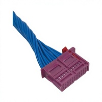 Câble de raccordement torsadé bleu de 300 mm pour équipement électronique