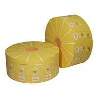 Machine d'emballage automatique personnalisée pour sachets surprises, film en rouleau imprimable avec motifs animaux mignons du zodiaque pour l'emballage de petits jouets