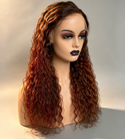 Perruque longue personnalisée 100 % cheveux humains vierges avec dentelle HD, densité 180 %, cheveux bruts de donneur et cuticules alignées