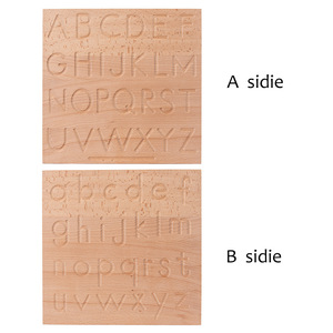 New Montessori Cartas De Madeira Pré-Escolar Learning <span class=keywords><strong>Board</strong></span> Unisex Crianças Brinquedos Educativos para Sala de estar Placa Rastreável - Product Image 5