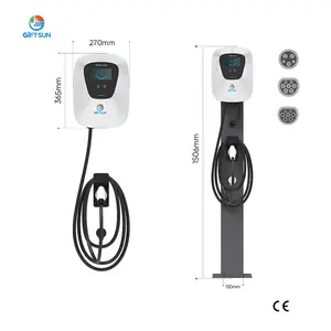 OCPP 2.0.1 Plug and Charge V2G V2H bidirectional 7kW EV Charger type 2 level2 32A 22kW EV charging station for electric car