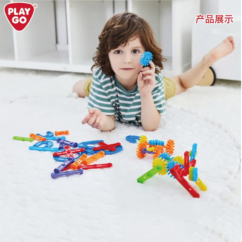 PLAYGO SHAPE'A'BILITY yapı seti-66 adet plastik oyuncak kar mozaik oyunu