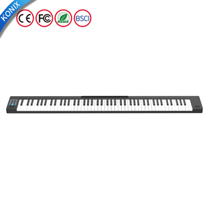 Konix Clavier MIDI OEM <span class=keywords><strong>88</strong></span> <span class=keywords><strong>touches</strong></span> <span class=keywords><strong>Piano</strong></span> droit <span class=keywords><strong>Piano</strong></span> <span class=keywords><strong>numérique</strong></span> électronique Clavier MIDI Pianos bon marché - Product Image 2