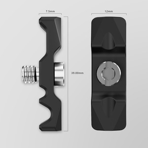 Clip para cable de aleación de aluminio en forma de C de 39,00 mm para gestión de cables en jaulas de cámara - Product Image 1