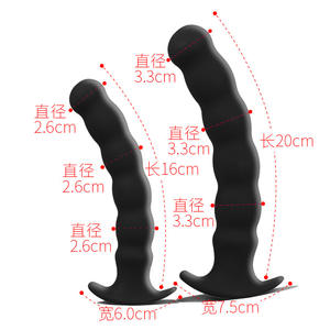 Negro de silicona suave juguete del sexo para la masturbación de mujeres pareja coqueteando juego de sexo herramienta - Product Image 2
