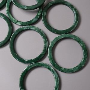 Pulsera con <span class=keywords><strong>mango</strong></span> de resina de color de contraste ETRO de 11,5 cm, <span class=keywords><strong>mango</strong></span> redondo acrílico, bolsa de material aterial - Product Image 6