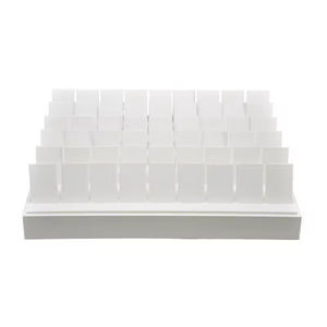 Expositor de Pendientes de Alta Gama, Hecho a Mano, Clásico, Cubierto de Terciopelo Blanco, Soporte de Exhibición de Joyería para Pendientes, Set de Exhibición de Joyería - Product Image 5