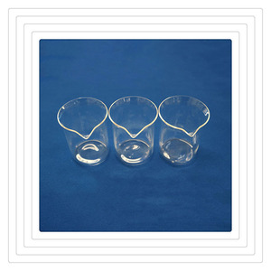 Copo de Cristal Transparente Polido de Alta Qualidade em Quartzo Fundido - Product Image 1