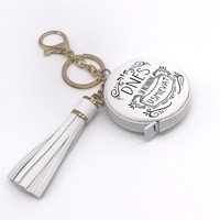 1.5m mini catena chiave di logo personalizzato nastro di misurazione del corpo regalo di misura di nastro di promozione