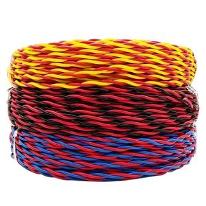 Cabo condutor de cobre Núcleo Isolamento Pvc Fio de par torcido flexível Low Smoke Twisted Pair <span class=keywords><strong>Cable</strong></span> - Product Image 3