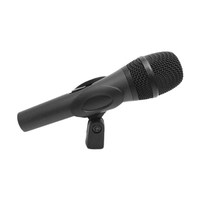 Microphone de podium filaire en alliage d'aluminium léger, à condensateur cardioïde, avec suppression du bruit, pour la scène (vente en gros)