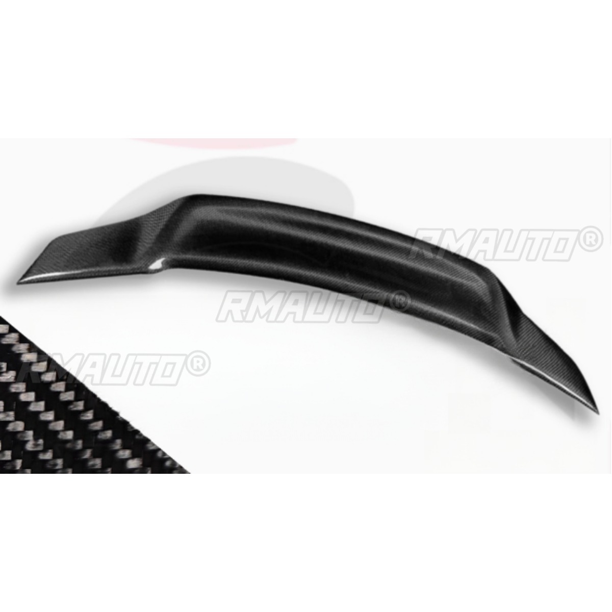 Aileron arrière en véritable fibre de carbone