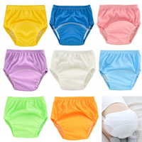 Couches lavables en coton pour enfants, pour l'incontinence, 0-16 mois, imperméables, douces, respirantes, anti-fuites
