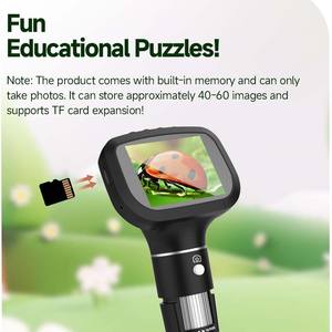 ディアーセー 1600x デジタル顕微鏡 LCDスクリーン付き 2.4インチ 電子顕微鏡カメラ 大人子供向け - Product Image 4