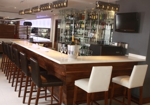 Nhà Máy Tùy Chỉnh <span class=keywords><strong>Marble</strong></span> Top Flower Pattern Bar Truy Cập Thiết Kế Led Thắp Sáng Cafe Nhà Hàng Bar Truy Cập - Product Image 5